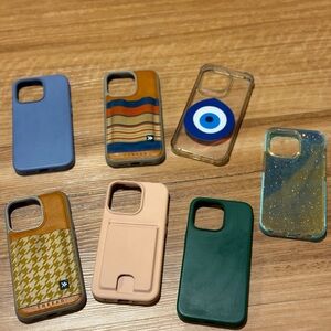 Lot of iPhone 13 PRO cases